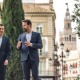 Juanma Moreno y Álvaro Queipo, en una imagen de archivo PP