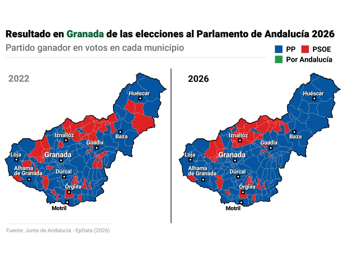 Resultado de las elecciones en Granada. Resultado de las elecciones en Granada.
