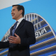 El presidente del BBVA, Carlos Torres Vila, en Bilbao con motivo de la Junta de accionistas del banco. H.BILBAO/EUROPA PRESS