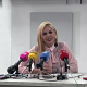 La consejera de Hacienda, Administración Pública y Diálogo Social, Elena Manzano, ofrece una rueda de prensa JUNTA DE EXTREMADURA