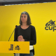 La portavoz de la CUP, Su Moreno, en rueda de prensa EUROPA PRESS