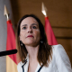 La portavoz de Vox en la Asamblea de Madrid, Isabel Moñino, durante una sesión plenaria en la Asamblea de Madrid, a 14 de mayo de 2026, en Madrid (España). Carlos Luján - Europa Press