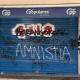 Pintadas en la sede del PP en Getxo (Bizkaia) PP