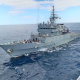 El patrullero 'Serviola', que colaboró en el rescate del carguero ruso 'Ursa Major' hundido frente a Cartagena el 23 de diciembre de 2024.  ARMADA