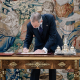 El Rey Felipe VI durante el acto de sanción de la reforma del Apartado 3 del Artículo 69 de la Constitución Española, en el Palacio de la Zarzuela, a 19 de mayo de 2026, en Madrid (España). Carlos Luján - Europa Press