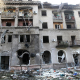 Edificio en Dnipró dañados por proyectiles rusos. Europa Press/Contacto/Mykola Miakshykov
