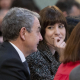 El expresidente del Gobierno José Luis Rodríguez Zapatero y la ministra de Ciencia e Innovación, Diana Morant, durante un desayuno informativo de Fórum Europa, en el Casino Gran Círculo, a 23 de febrero de 2023 Alberto Ortega - Europa Press