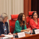 La consellera de Educación y FP de la Generalitat, Esther Niubó, en la comisión de este martes PARLAMENT
