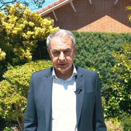 Zapatero, en el vídeo que publicó este martes tras conocerse su imputación. Foto: Debate. 