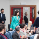 El ministro de Cultura, Ernest Urtasun; la ministra de Inclusión, Seguridad Social y Migraciones y portavoz del Gobierno, Elma Saiz; y la ministra de Ciencia, Innovación y Universidades, Diana Morant. Isa Saiz - Europa Press