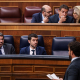 El ministro de Cultura, Ernest Urtasun (i), y el ministro de Derechos Sociales, Consumo y Agenda 2030, Pablo Bustinduy (d), durante una sesión plenaria en el Congreso, a 28 de abril de 2026, en Madrid (España).  Matias Chiofalo - Europa Press