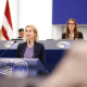 La Alta Representante de la Unión Europea para Política Exterior, Kaja Kallas, en el pleno del Parlamento Europeo en Estrasburgo (Francia) MATHIEU CUGNOT
