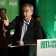 El expresidente del Gobierno José Luis Rodríguez Zapatero, en una intervención en la campaña andaluza