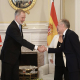 El Rey Felipe VI y el primer ministro de Canadá, Mark Carney, durante su encuentro en Ottawa CASA S. M. EL REY