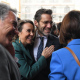 (I-D) El coordinador general del PP, Elías Bendodo; la secretaria general del PP, Cuca Gamarra, y el vicesecretario de Cultura y Sociedad Abierta y portavoz del PP, Borja Sémper. Fernando Sánchez - Europa Press