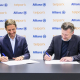 Firma de colaboración entre Allianz y Telpark. ALLIANZ Y TELPARK