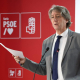 Carlos Martínez durante una rueda de prensa. PSOE DE SORIA