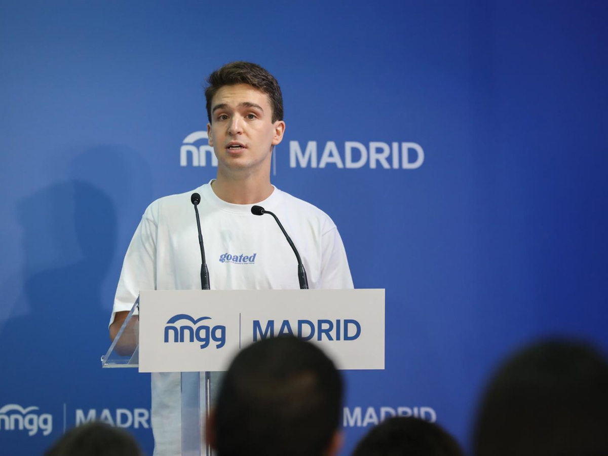 El presidente de Nuevas Generaciones del PP de Madrid, Nacho Dancausa, interviene en la clausura de la I Academia de la Juventud Madrileña Rafael Bastante - Europa Press El presidente de Nuevas Generaciones del PP de Madrid, Nacho Dancausa, interviene en la clausura de la I Academia de la Juventud Madrileña Rafael Bastante - Europa Press