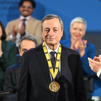El expresidente del Banco Central Europeo (BCE) y ex primer ministro italiano, Mario Draghi Henning Kaiser/dpa El expresidente del Banco Central Europeo (BCE) y ex primer ministro italiano, Mario Draghi Henning Kaiser/dpa