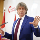 Carlos Martínez en un momento de la rueda de prensa ofrecida este miércoles en Valladolid PSOE