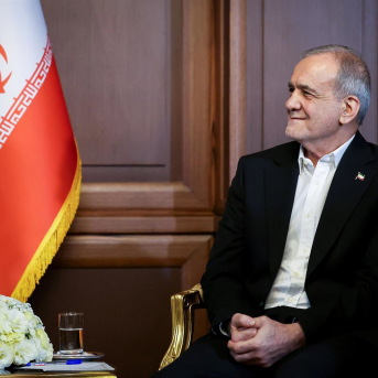 El presidente de Irán, Masud Pezeshkian Europa Press/Contacto/Iranian Presidency