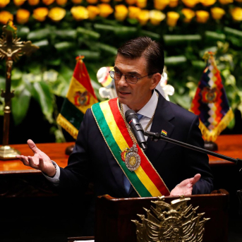 El presidente de Bolivia,  Rodrigo Paz Europa Press/Contacto/Luis Gandarillas