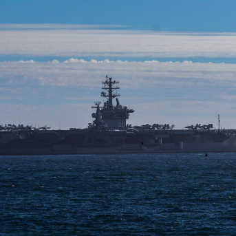 El portaaviones USS Nimitz en una imagen de archivo Europa Press/Contacto/Cristobal Basaure Araya