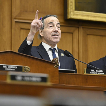 El representante estadounidense Jamie Raskin (demócrata de Maryland), miembro de mayor rango del Comité Judicial de la Cámara de Representantes de EEUU Europa Press/Contacto/Mattie Neretin