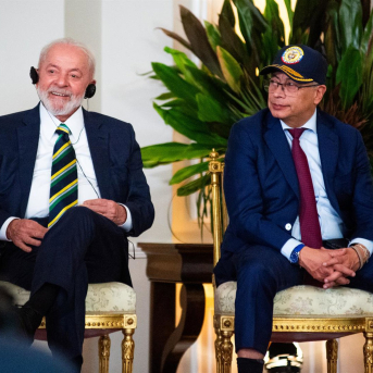 El presidente de Brasil, Luiz Inácio Lula da Silva, junto a su par en Colombia, Gustavo Petro, en una imagen de archivo Europa Press/Contacto/Chepa Beltran