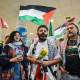 El activista liberado Saif Abukeshek llega a Barcelona procedente de Atenas tras ser liberado por las autoridades israelíes