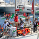 Un barco de la flotilla a Gaza en el puerto de Marmaris  (Turquía) antes de partir Abdelrahman Alkahlout / Zuma Press / Europa Press