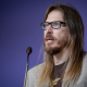 El secretario de Organización y portavoz de Podemos, Pablo Fernández, durante una rueda de prensa en la sede de Podemos, a 18 de mayo de 2026, en Madrid (España). A. Pérez Meca - Europa Press