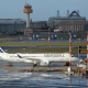 A plane of the French airline Air France stands at Hamburg Airport. More than 13 years after an Air France plane carrying 228 people plunged into the sea as it flew from Rio de Janeiro to Paris. Bodo Marks/dpa