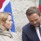 El ministro de Exteriores estonio, Margus Tsahkna, junto a la Alta Representante y ex primera ministra estonia, Kaja Kallas.  Europa Press/Contacto/Ints Kalnins