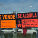 Carteles de protesta colocados en el marco de la huelga médica en Baleares. SIMEBAL