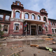 El edificio del Colegio Profesional de Starobilsk, dependiente de la Universidad Pedagógica de Lugansk, fue destruido por un ataque con drones ucranianos. Europa Press/Contacto/Alexander Reka