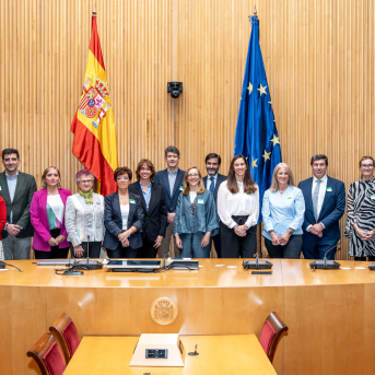 Los participantes en la jornada, en la foto de familia