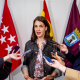 La portavoz de Más Madrid en el Ayuntamiento, Rita Maestre, ofrece declaraciones a los medios de comunicación. MÁS MADRID