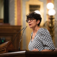 La portavoz del PNV en el Congreso, Maribel Vaquero, en una sesión plenaria  Fernando Sánchez - Europa Press