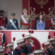 Los Reyes Felipe VI y Letizia y la Princesa Leonor durante el acto central conmemorativo del Día de las Fuerzas Armadas, a 30 de mayo de 2026, en Vigo, Pontevedra, Galicia (España).  Adrián Irago - Europa Press