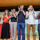 El ministro de Cultura, Ernest Urtasun, durante el acto organizado por los Comuns, Sumar, IU y Más Madrid en Barcelona. ALBERTO PAREDES - EUROPA PRESS