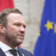 El ministro de Exteriores estonio, Margus Tsahkna, durante una cita con homólogos bálticos.  Europa Press/Contacto/Ints Kalnins