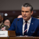 El secretario de Defensa estadounidense, Pete Hegseth Europa Press/Contacto/Po1 Eric Brann/Dod
