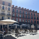 Terrazas en la Plaza Mayor de Valladolid. EUROPA PRESS