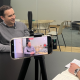Imagen de Carlos Costa durante la entrevista con Demócrata.