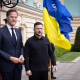 El Secretario General De La OTAN, Mark Rutte, Con El Presidente Ucraniano, Volodimir Zelenski, En Kiev OTAN