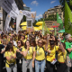 Manifestación de docentes en el centro de Barcelona | Europa Press