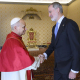 El Rey Felipe VI saluda al Papa León XIV Europa Press/Contacto/Vatican Media