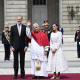 EuropaPress 7575875 rey felipe vi reina letizia asisten ceremonia bienvenida papa leon xiv