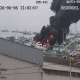 Al menos 35 embarcaciones destruidas por un incendio en un puerto de Ecuador SNGR